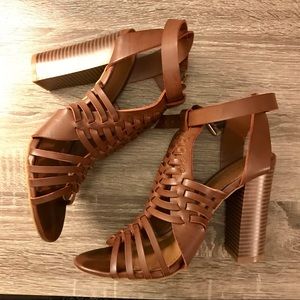 Bamboo Caged Heels